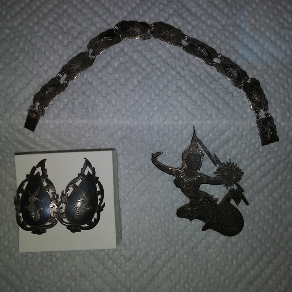 Vintage Siam Sterling Silver - Picture 1 of 2
